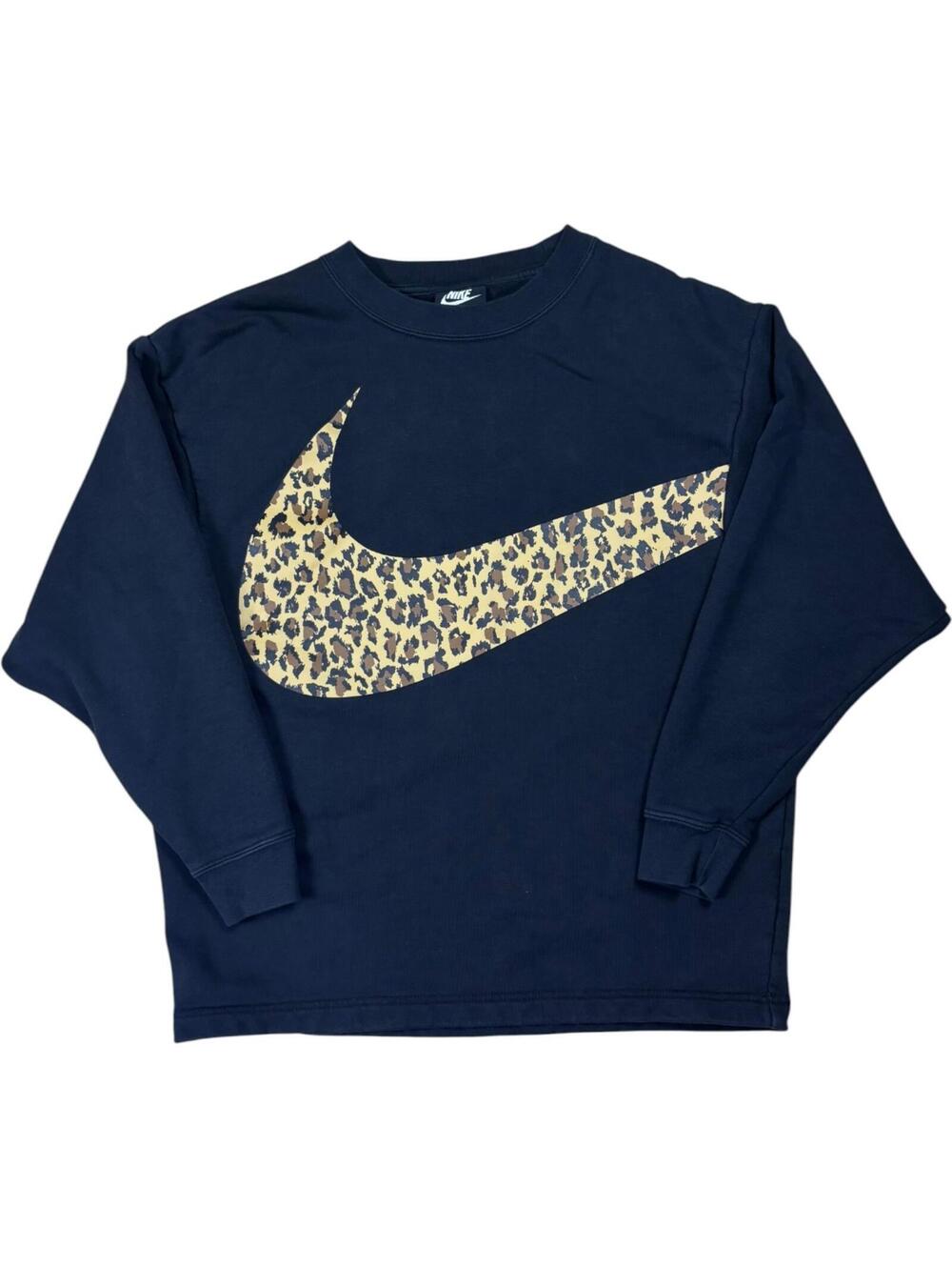 Nike Leopard Swoosh Crewneck